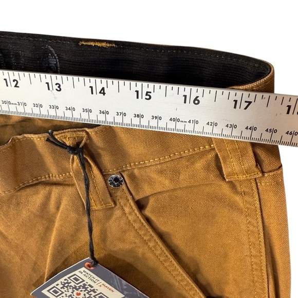 NWT Dovetail Workwear Maven X Saddle Brown Canvas Working Pants Womens Size 16 - Picture 6 of 8